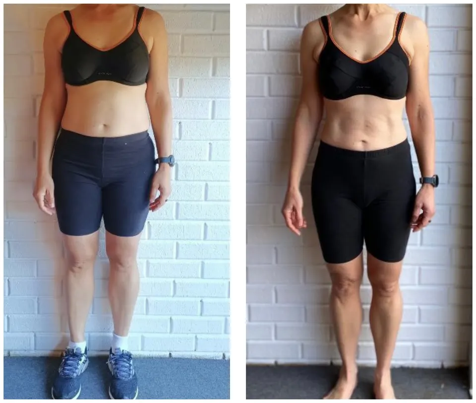 Sophie, before and after